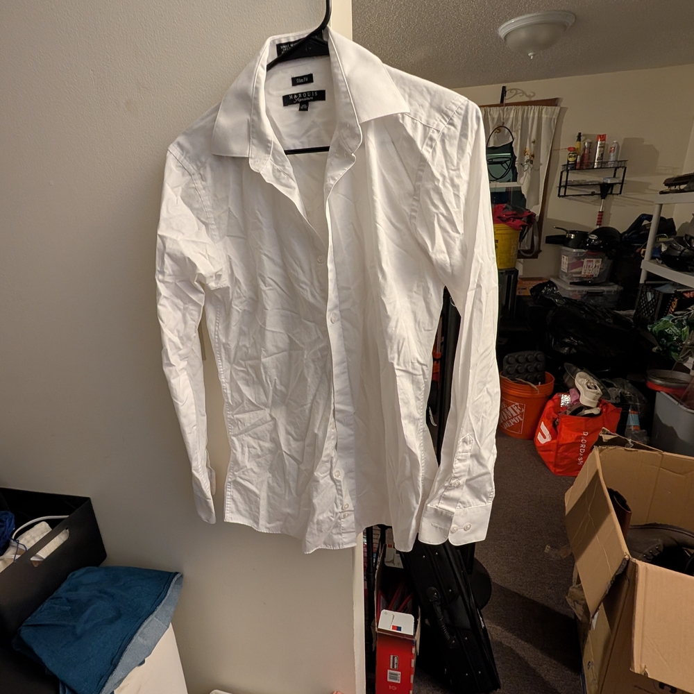 Marquise Signature Slim Fit Shirt - Cream